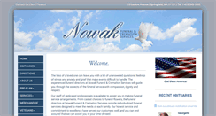 Desktop Screenshot of nowakfuneral.com